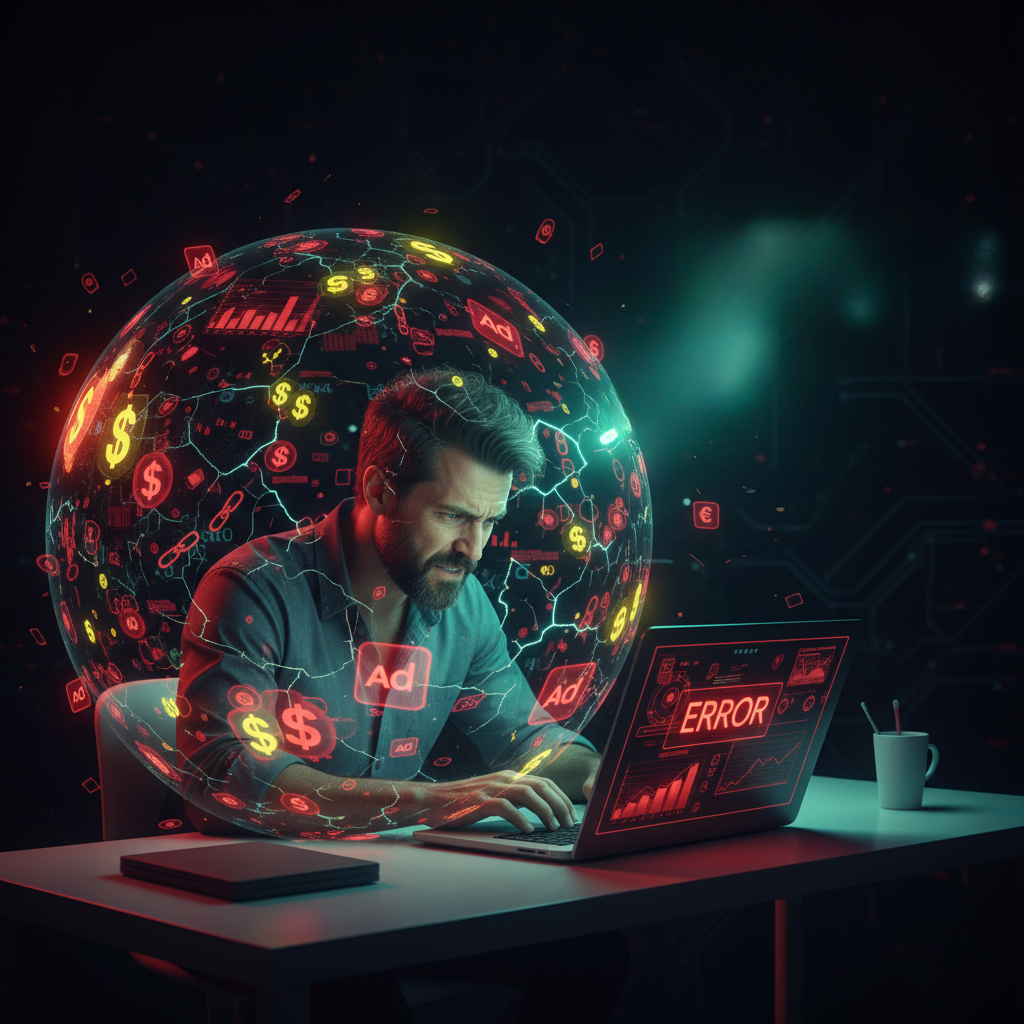 Empreendedor frustrado com anúncios caros